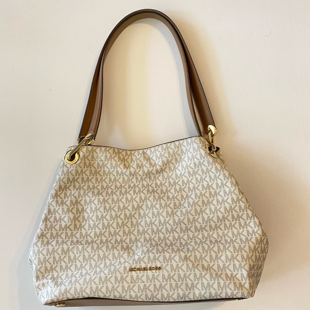 Michael Kors Raven Logo Shoulder Bag